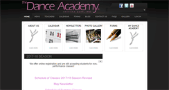 Desktop Screenshot of danceacademyweb.com